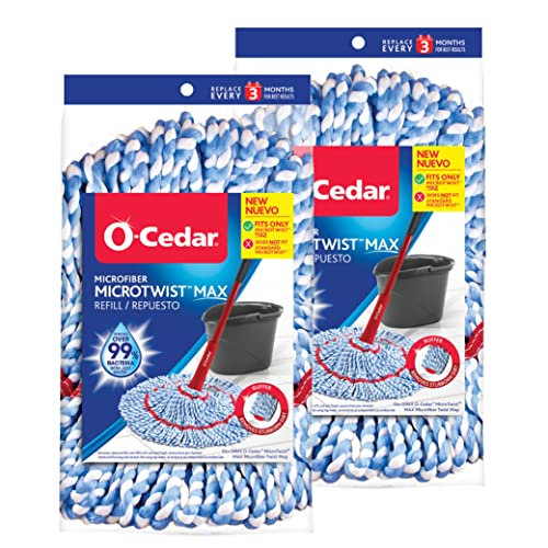 O-Cedar MicroTwist MAX Microfiber Refill (Pack of 2)