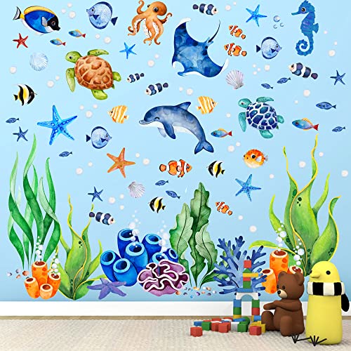 Ocean Fish Wall Decal Stickers