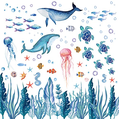 Ocean Wall Decals for Underwater Themed Decor