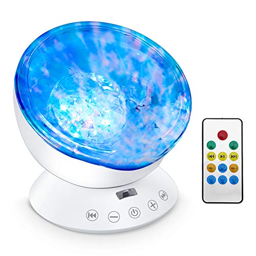Ocean Wave Projector with Remote Control and Timer