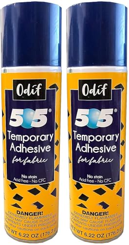 Odif Basting Spray, 6.22 oz, Clear (Тwo Рack)