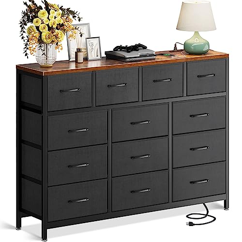 ODK Long Dresser with 3 Outlets and 2 USB Charging Ports
