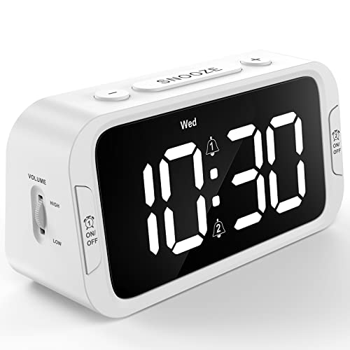Odokee Digital Dual Alarm Clock for Bedroom