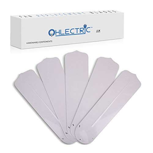 OHLECTRIC OL-40441-5PCS 20 Inches Fan Blades - Ceiling Fan Replacement Blades