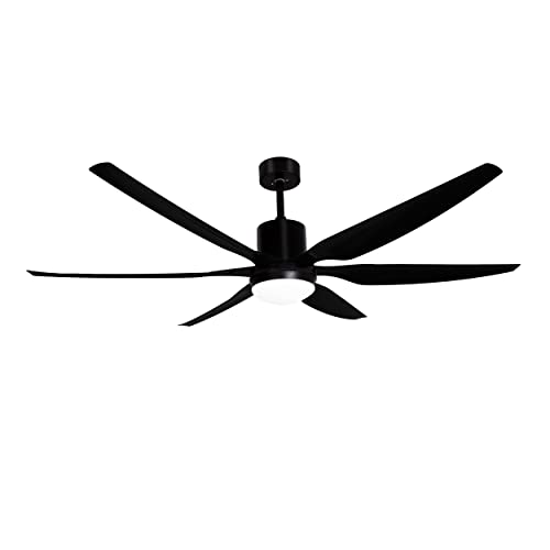 Ohniyou 66'' Ceiling Fan - Large Black