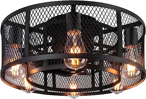Ohniyou Cage Ceiling Fan with Light