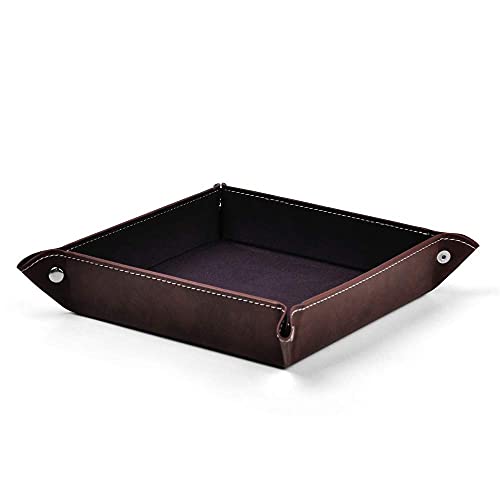 Oirlv Men's Leather Valet Tray: Storage and Organization