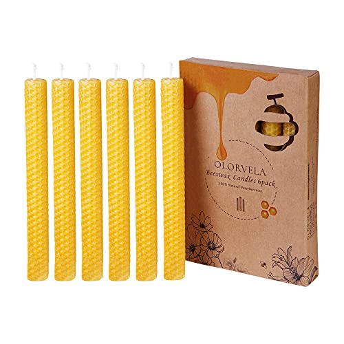 olorvela Beeswax Candles - Handmade Taper Candles