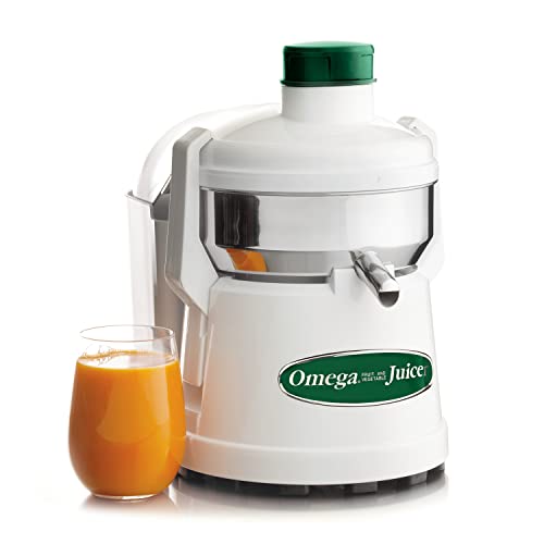 Omega J4000 High Speed Pulp Ejection Juicer - 250W White