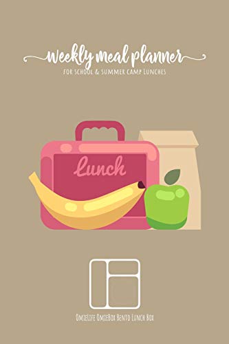 OmieLife OmieBox Bento Lunch Box: Free Bonus Lunch Notes & Grocery Planner