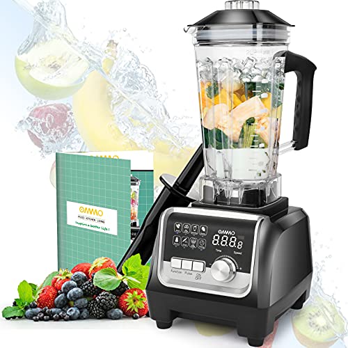 OMMO 1800PW Professional Countertop Blender with Timer