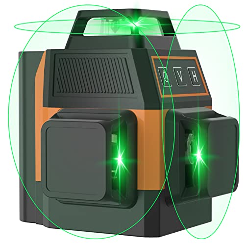 OMMO Laser Level: 12 Lines Green Laser Level Self Leveling Tool