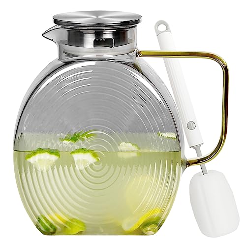 OneDream Glass Pitcher with Lids