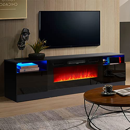 oneinmil Fireplace TV Stand
