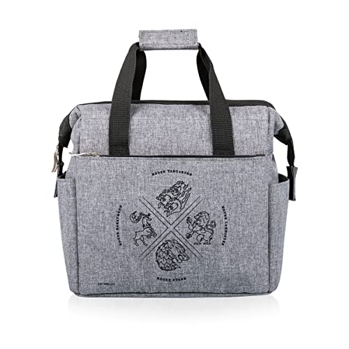 Picnic Time Game of Thrones 4 Houses Lunch Bag, Soft Cooler, Insulated (Gray)