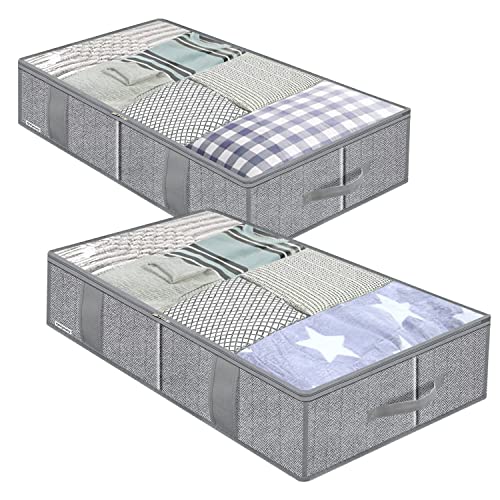 Onlyeasy Breathable Under Bed Storage Bags