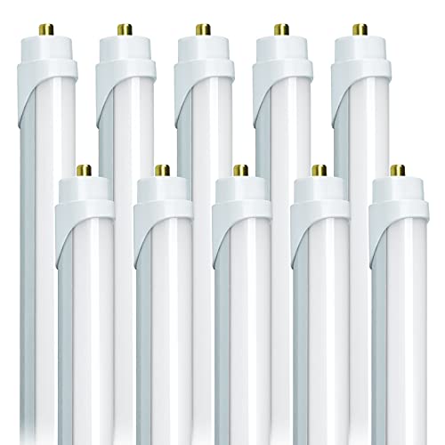 ONLYLUX 8ft LED Tube Light 10 Pack