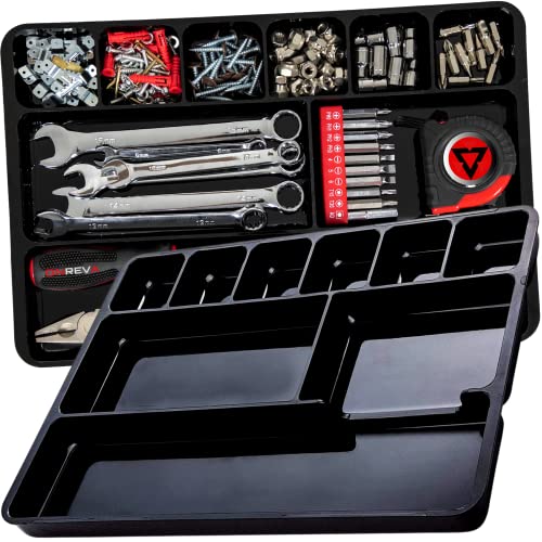 ONREVA Garage Tool Organizer Tray for Small Parts and Tools