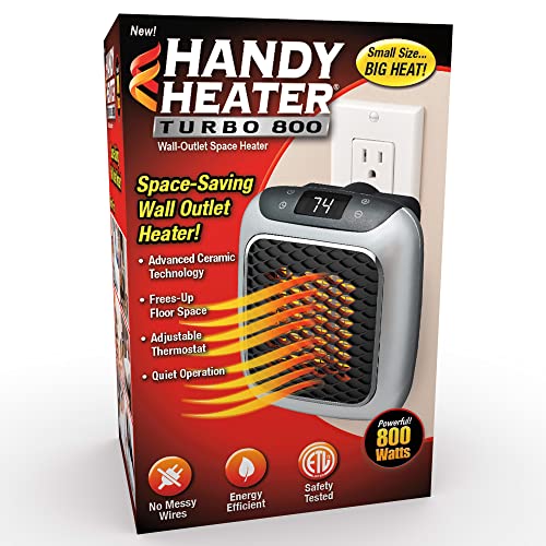 Ontel Handy Heater Turbo 800 - Compact and Powerful Space Heater