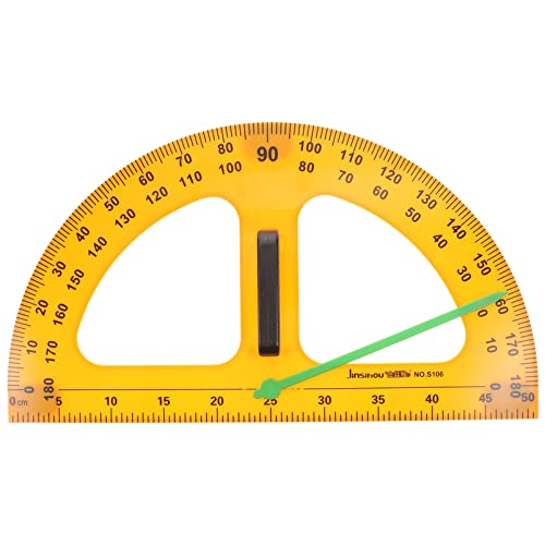 Operitacx Protractor Set for Math Classroom Teaching