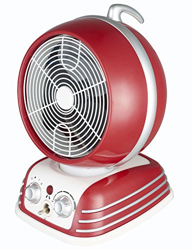 Optimus H-1418 Retro Design Oscillating Fan Heater