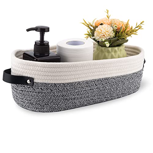 Oradrem Small Cotton Rope Woven Basket