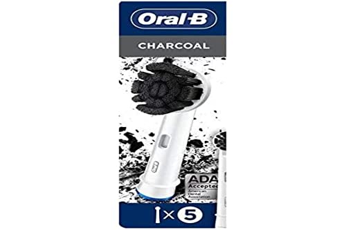 Oral-B Charcoal Toothbrush Replacement Brush Heads, 5 Count