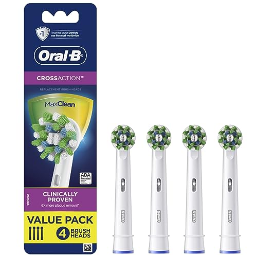Oral-B CrossAction Electric Toothbrush Heads 4ct Refill