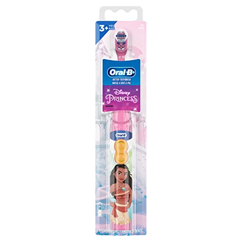 Disney Princess Soft Bristle Battery Toothbrush for Kids 3+