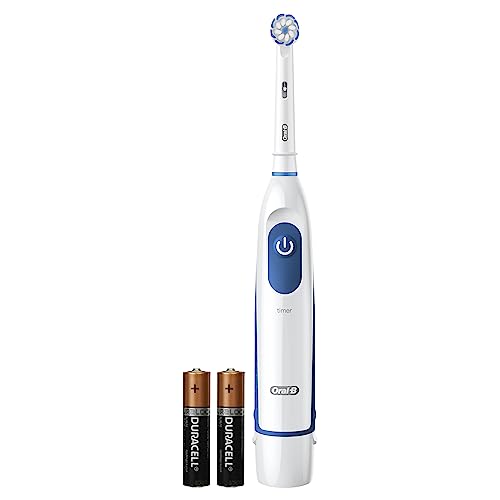 Oral-B Pro 100 GumCare, Battery Powered Electric Toothbrush, White
