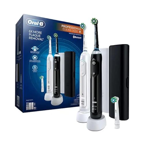 Oral-B Professional Clean 5000 X Electric Toothbrush Twin Pack