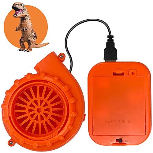 Orange Mini Blower Fan