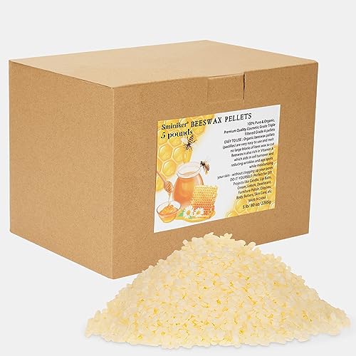 Organic Beeswax Pellets for Candle Making and DIY Projects