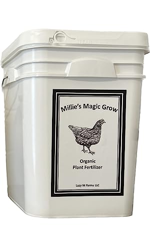 Organic Chicken Manure Fertilizer 2 Gallon re-sealable Pail