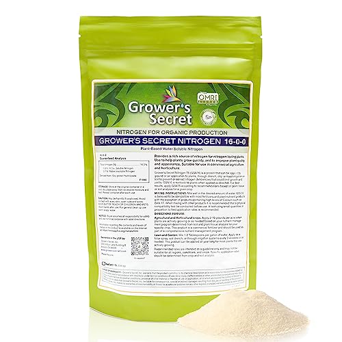 Organic Nitrogen 16-0-0 Grower's Secret Fertilizer