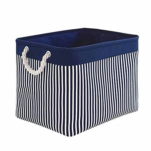 Organizing Cube Storage Baskets - Fabric Collapsible Bins for Shelves
