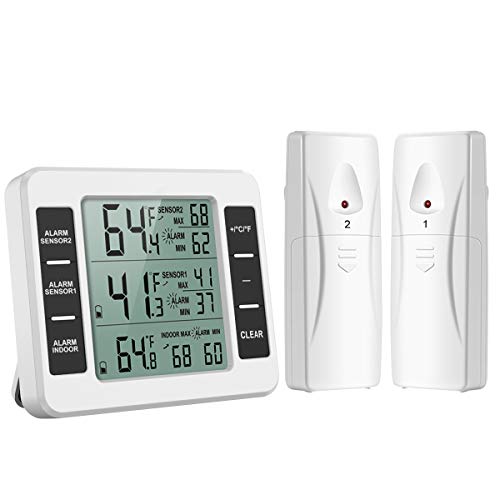 ORIA Wireless Digital Freezer Thermometer