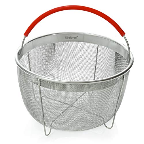 Salbree Steamer Basket for Instant Pot, Stainless Steel Insert - 8 Quart