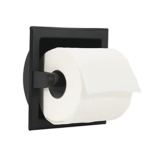 Orlif Black Stainless Steel Toilet Paper Holder