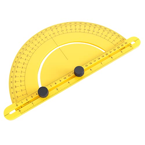 Universal Stainless Steel Goniometer Angle Ruler Protractor