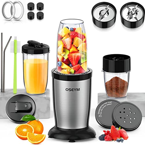 OSEYM 19-in-1 Bullet Blender: 850W Personal Smoothie Maker