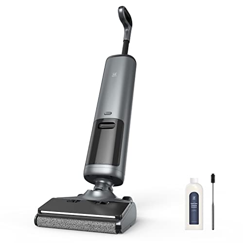  Dreametech H12 PRO Wet Dry Vacuum Cleaner, Smart Floor Cleaner  Cordless Vacuum and Mop for Hard Floors, One-Step Edge to Edge Cleaning  with Hot Air Drying Black : Tools & Home Improvement