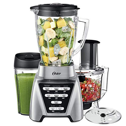 Oster Pro 1200 Blender with Glass Jar and Food Processor Attachment