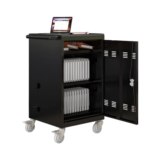 Oursoula Laptop Storage Rack for 30 Devices