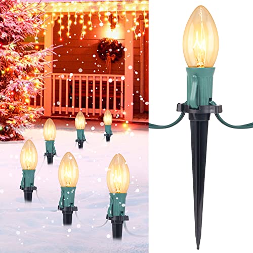Outdoor Christmas Pathway Lights – 2 Pack 25.7 Feet
