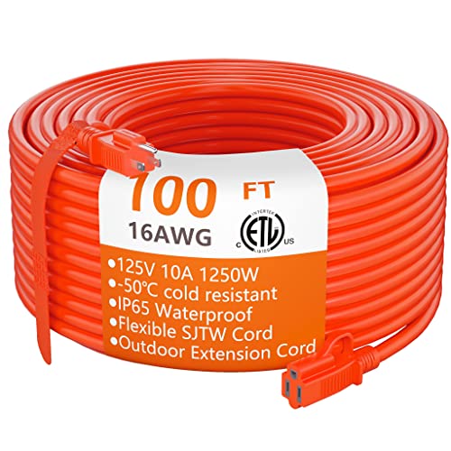 Outdoor Extension Cord 100 ft