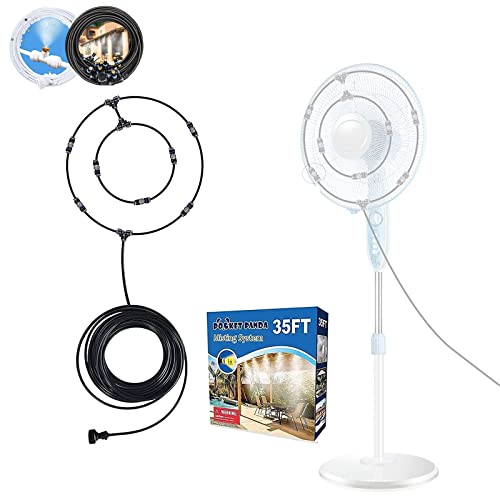 Outdoor Fan Misters for Cooling System