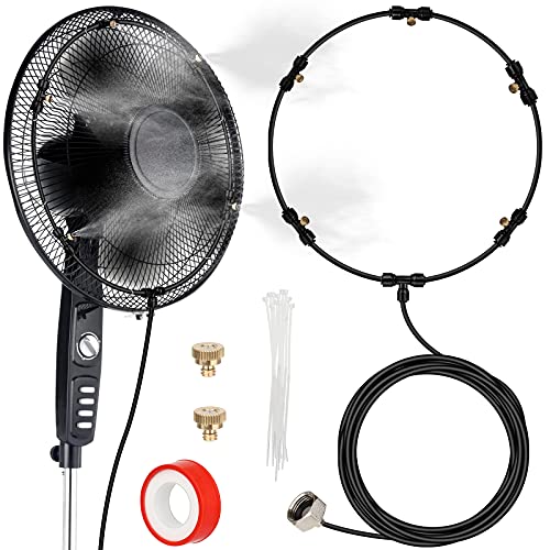 Outdoor Fan Misting Cooling System