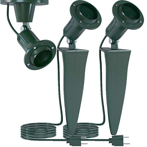 Outdoor Flood Stake Light Plug in Stakelight Fixture