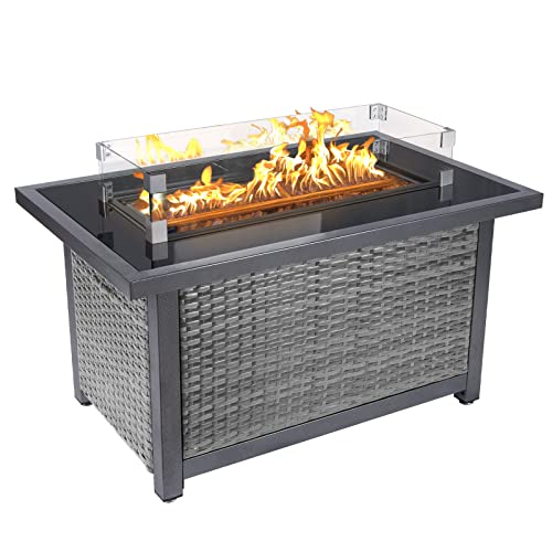 Outdoor Propane Fire Pit Table